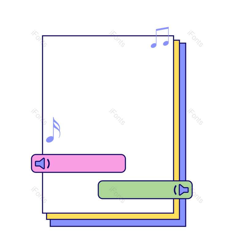 边框图片,卡通元素,对话框PNG,卡通对话框免抠素材